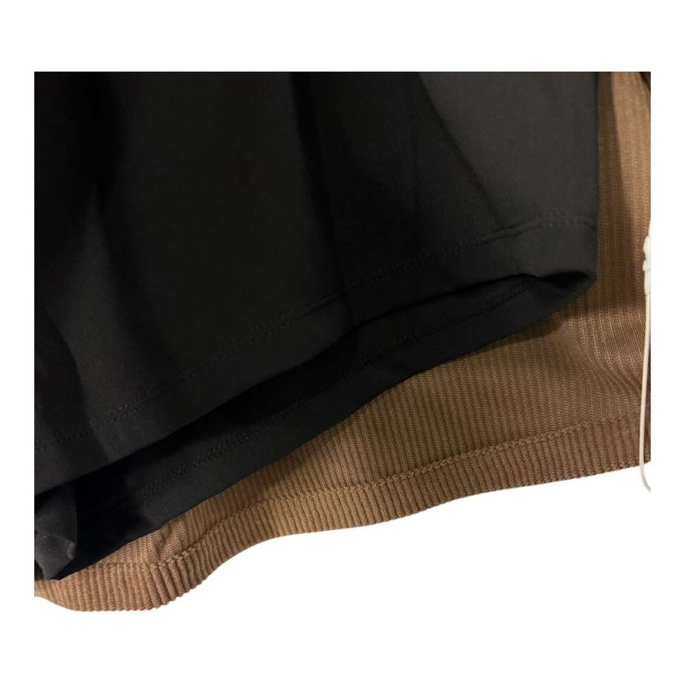 Halara High Waisted Invisible Zipper 2-in-1 A-Line Mini Corduroy Casual Skirt 1X - Picture 8 of 13